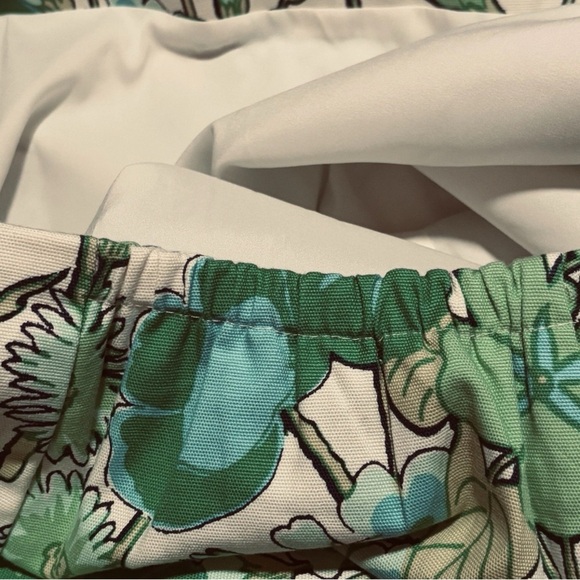 TALBOTS Women’s 22 Skirt Scalloped Floral Print Retro Preppy  Boho NWT - Picture 8 of 11